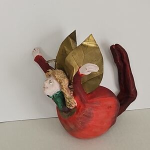 Dept 56 Tutti Frutti Apple Angel Fairy Ornament Whimsical Patience Brewster
Good